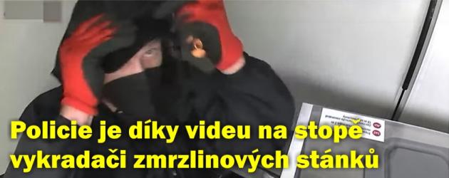 Kamera zachytila zloděje při vloupání do stánku se zmrzlinou