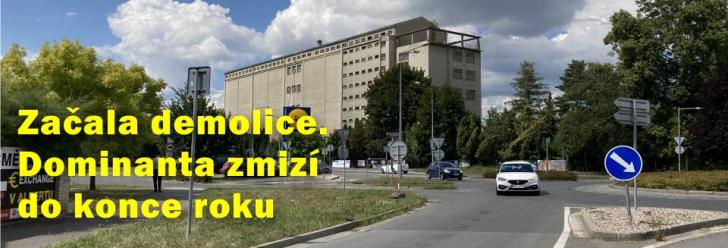 Dominanta bývalých sladoven zmizí do konce roku. Začala demolice