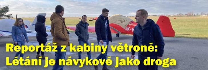 Reportáž z kabiny větroně: Jak to žije na chrudimském letišti