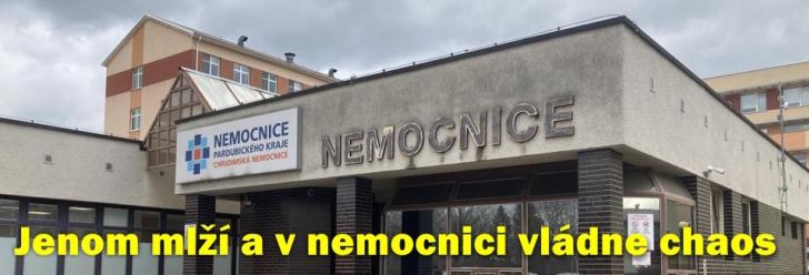 V Chrudimské nemocnici vládne chaos: Není to život, říká zdravotnice. Nic nevíme, jenom nám lžou