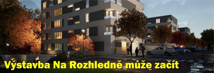Výstavba bytového domu Na Rozhledně může začít