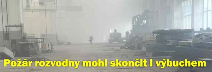Požár v bývalém objektu Transporty mohl skončit i výbuchem