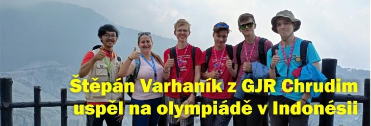 Štěpán Varhaník uspěl na olympiádě v Indonésii