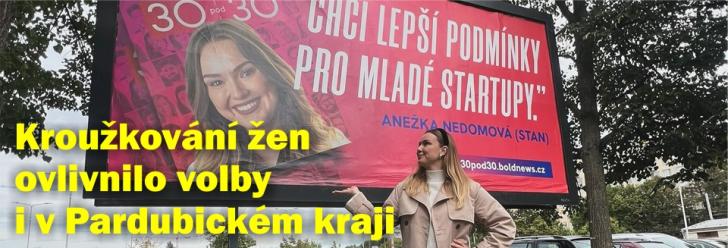Kroužkování žen změnilo výsledky do Poslanecké sněmovny ČR i v Pardubickém kraji