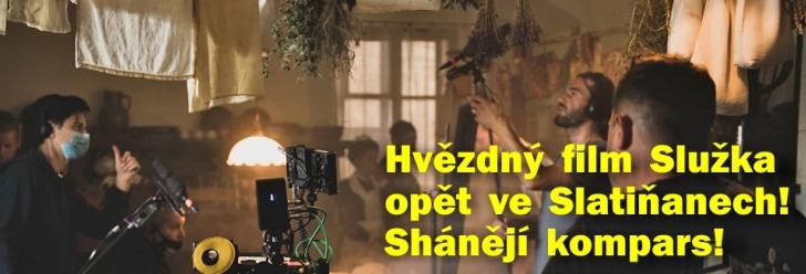 Hvězdný film Služka opět ve Slatiňaněch. Hledá se kompars!
