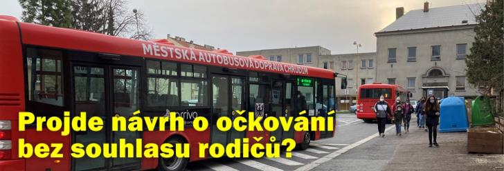 I Chrudimáci už řeší kromě roušek i očkování bez souhlasu rodičů