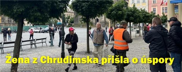 Žena z Chrudimska přišla o desítky tisíc