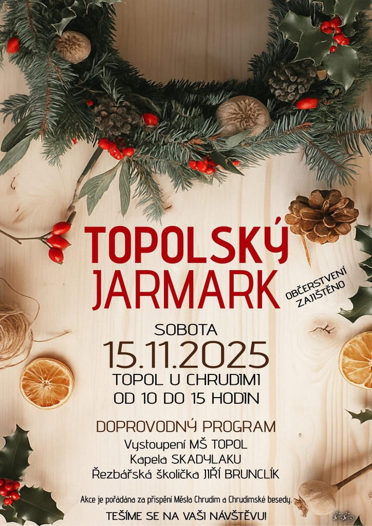 Předvánoční jarmark v Topoli