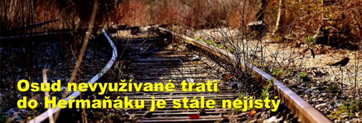 Osud nevyužívané trati do Heřmaňáku je stále nejistý