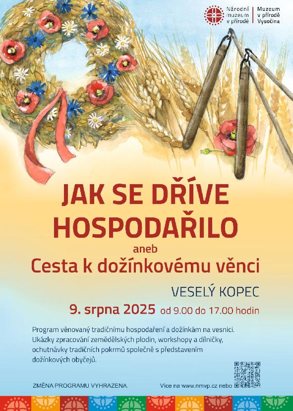 Dožínkový průvod na Veselém Kopci