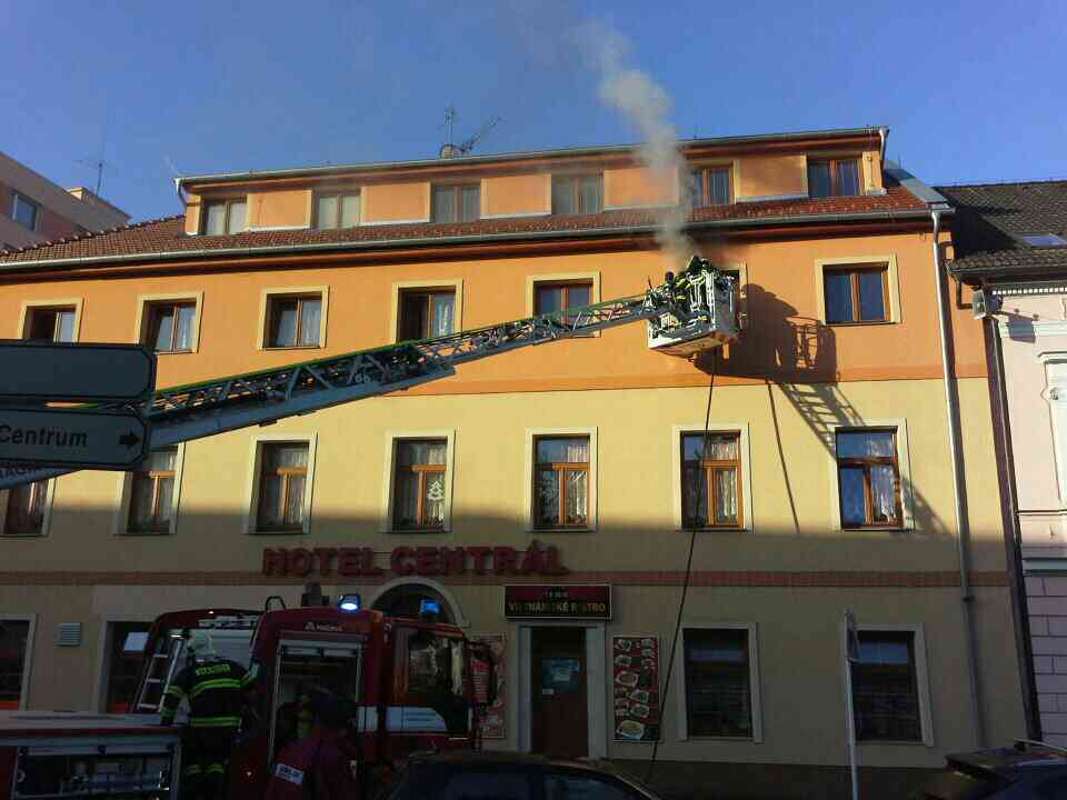 V Hotelu Centrál hořelo. Opět