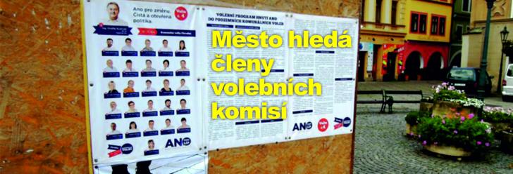 Město hledá členy volebních komisí