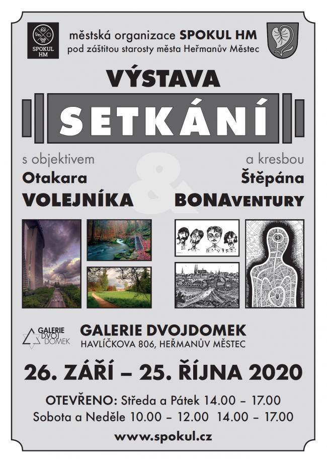 Setkání s objektivem Otakara Volejníka a kresbou Štěpána Bonaventury