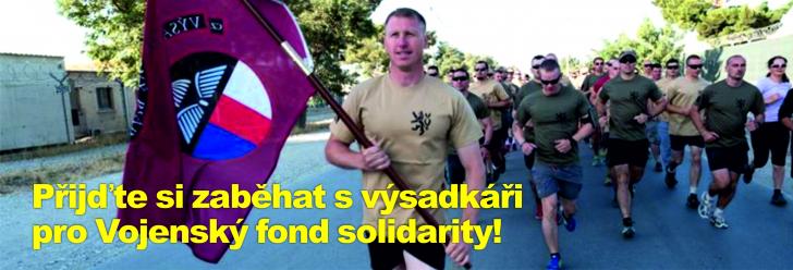 Přijďte si zaběhat s výsadkáři pro Vojenský fond solidarity!