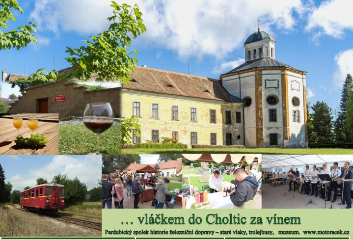 Vláčkem do Choltic za vínem