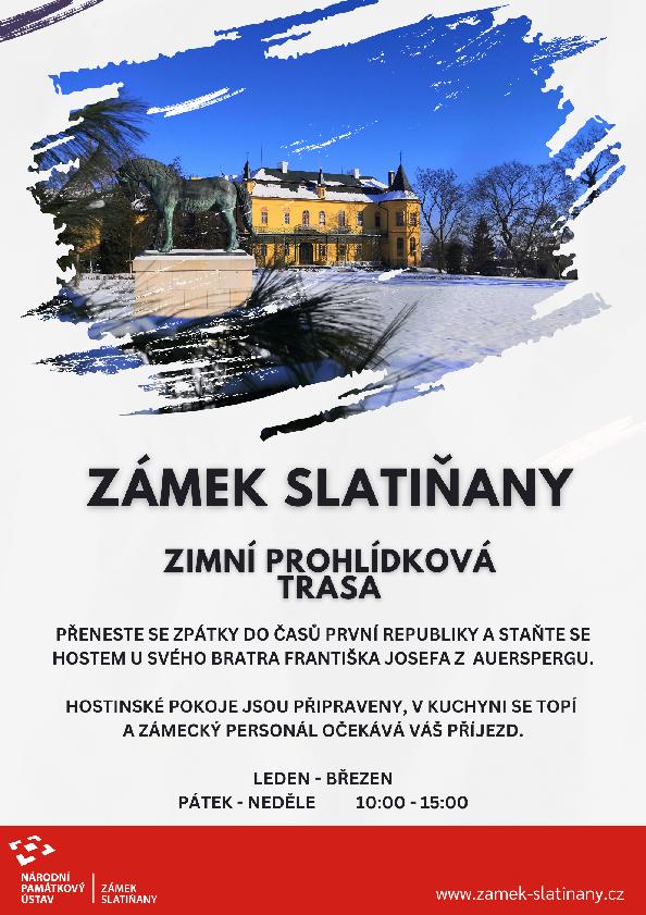 Zámek Slatiňany – zimní prohlídková trasa