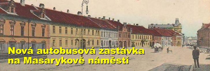 Autobusová zastávka by mohla vzniknout na Masarykově náměstí