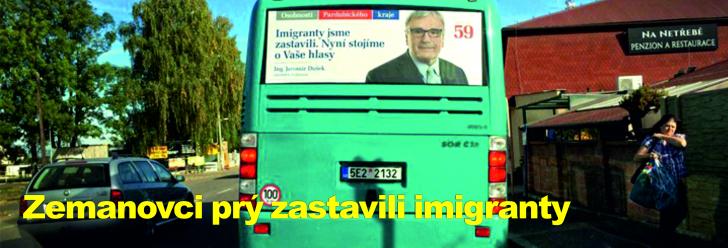 Zemanovci prý zastavili imigranty a nyní stojí o hlasy voličů